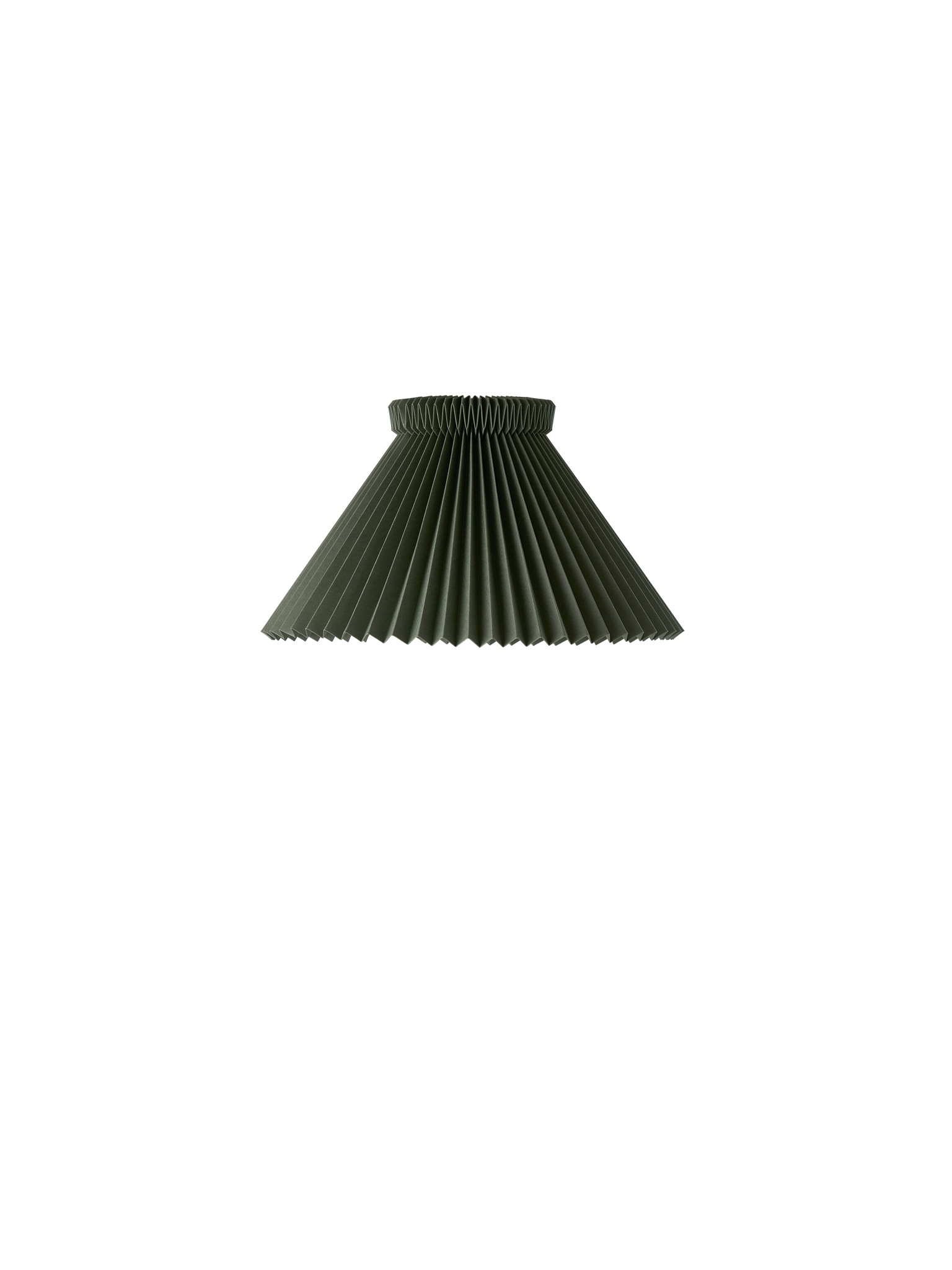 Leklint1 Lampshade 17Cm Mossgreen Paper Packshot1