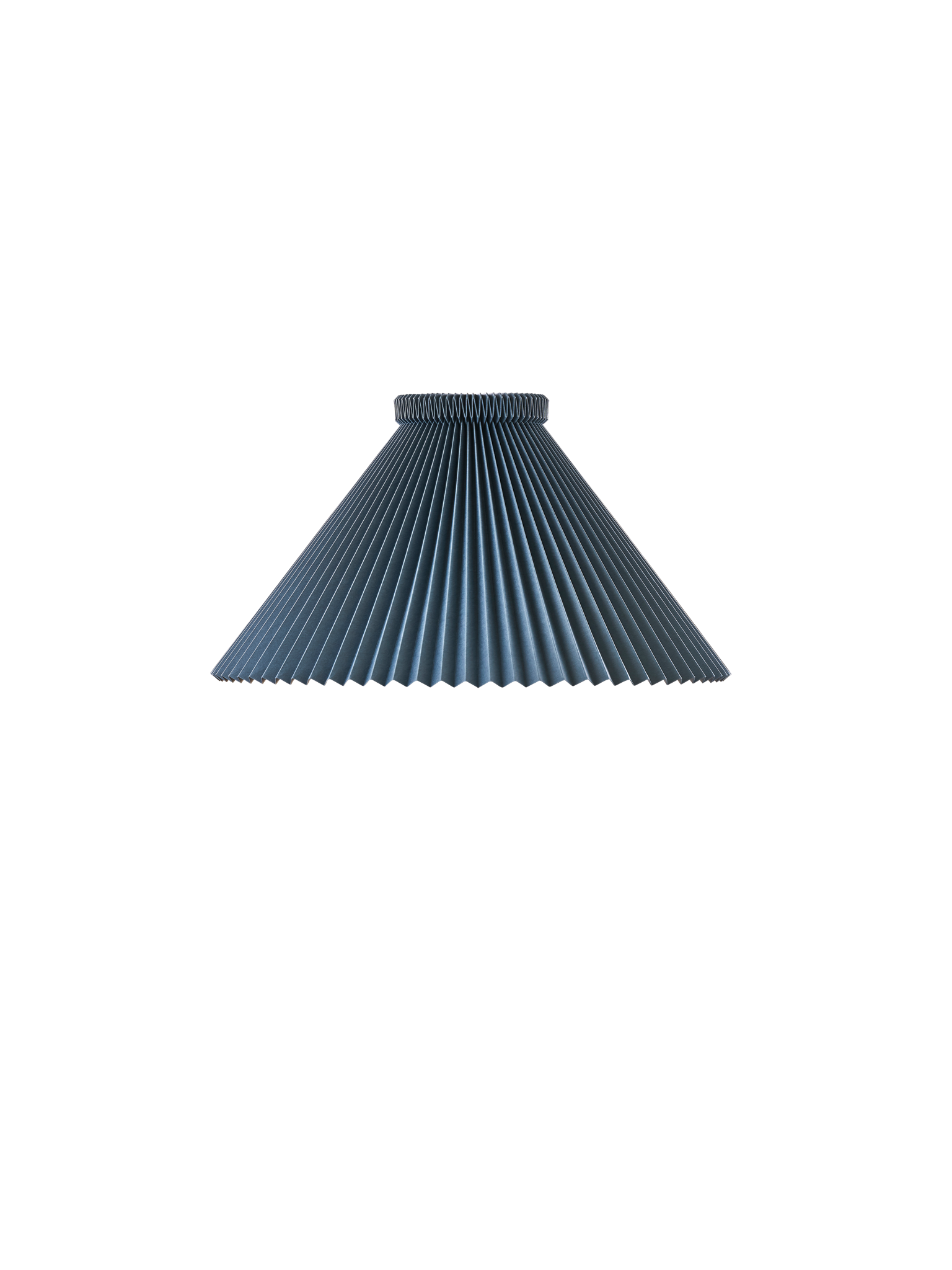 Leklint1 Lampshade 21Cm Denimblue Paper Packshot1
