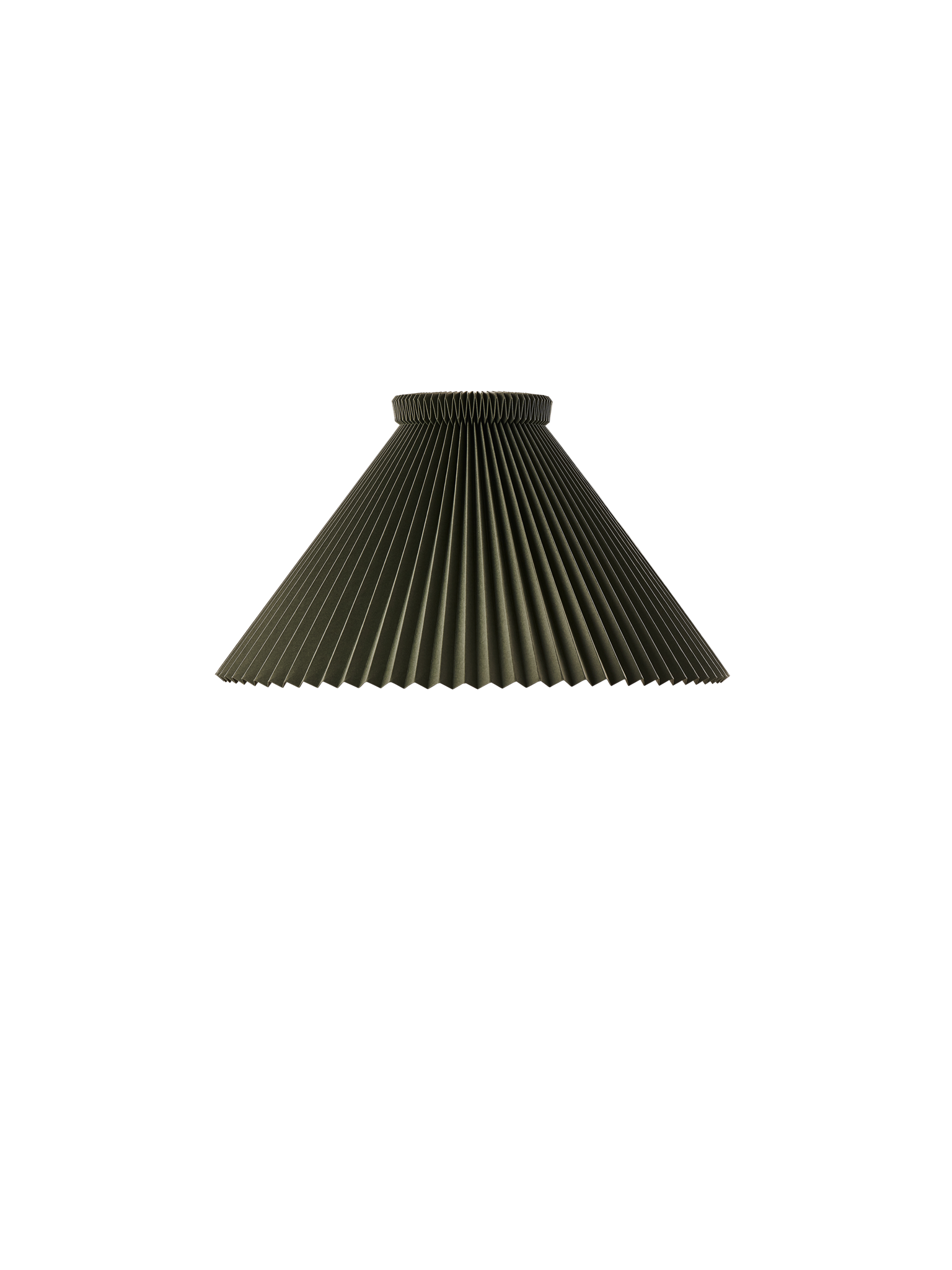 Leklint1 Lampshade 21Cm Mossgreen Paper Packshot1