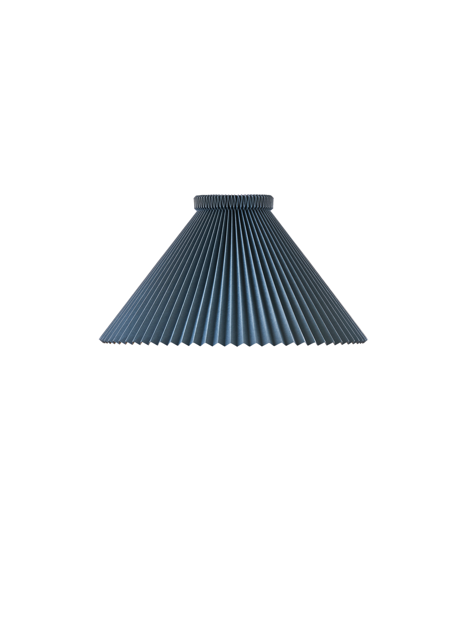 Leklint1 Lampshade 23Cm Denimblue Paper Packshot1