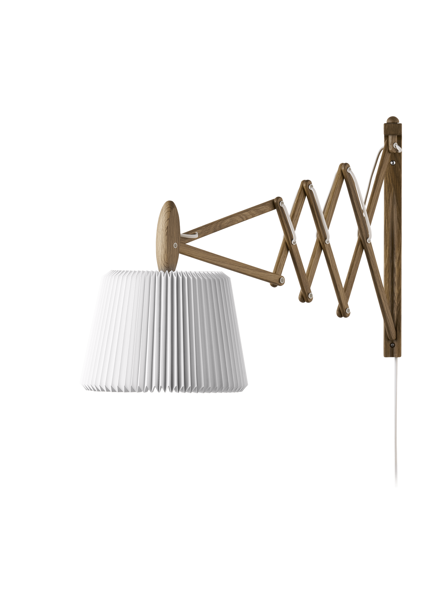 Leklint233 Sax Wall Lamp Smokedoak Lampshade120 Paper Packshot